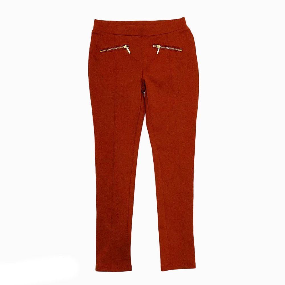 Fame Forever Deep Burnt Orange Core Treggings